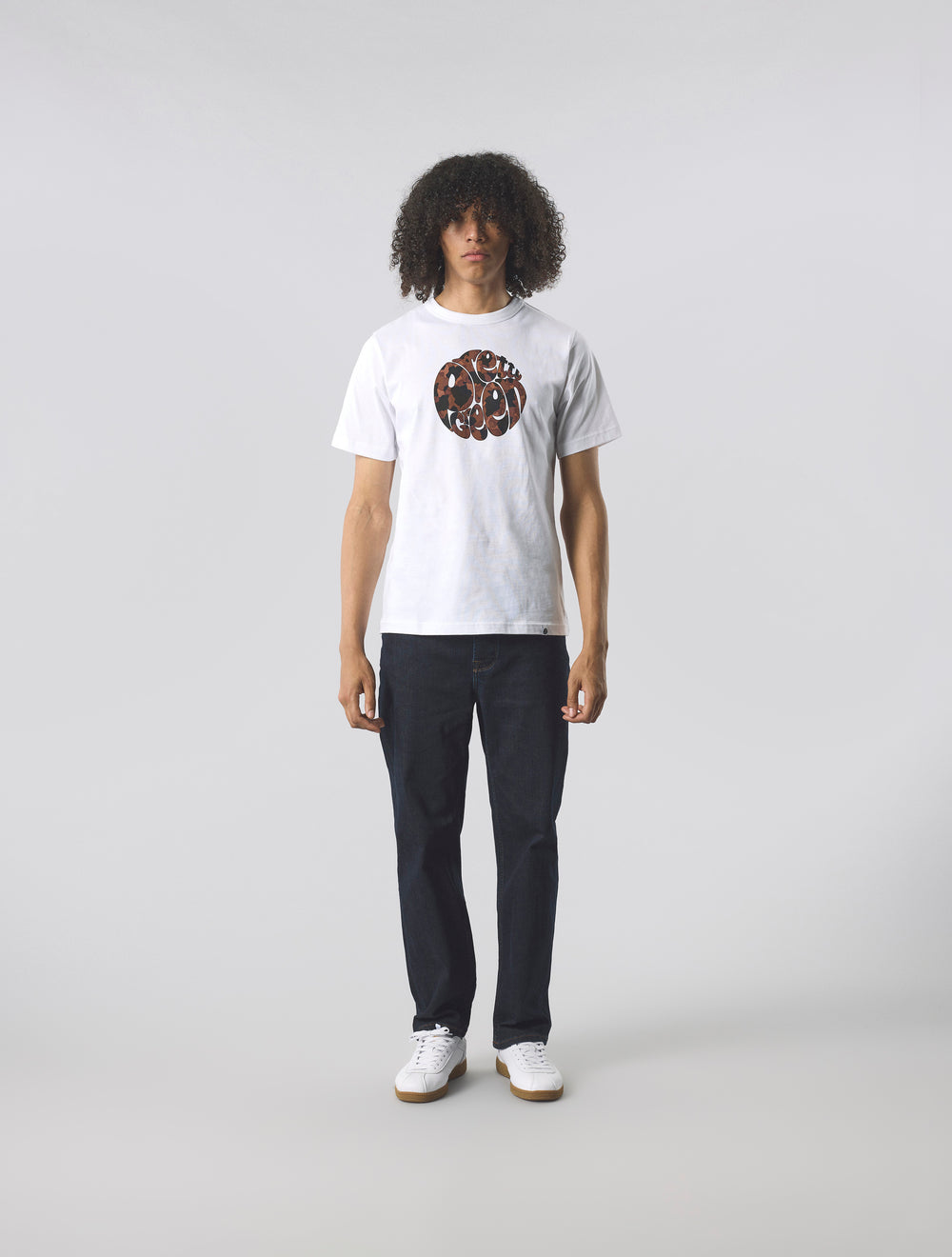 White Brindle Logo T-shirt