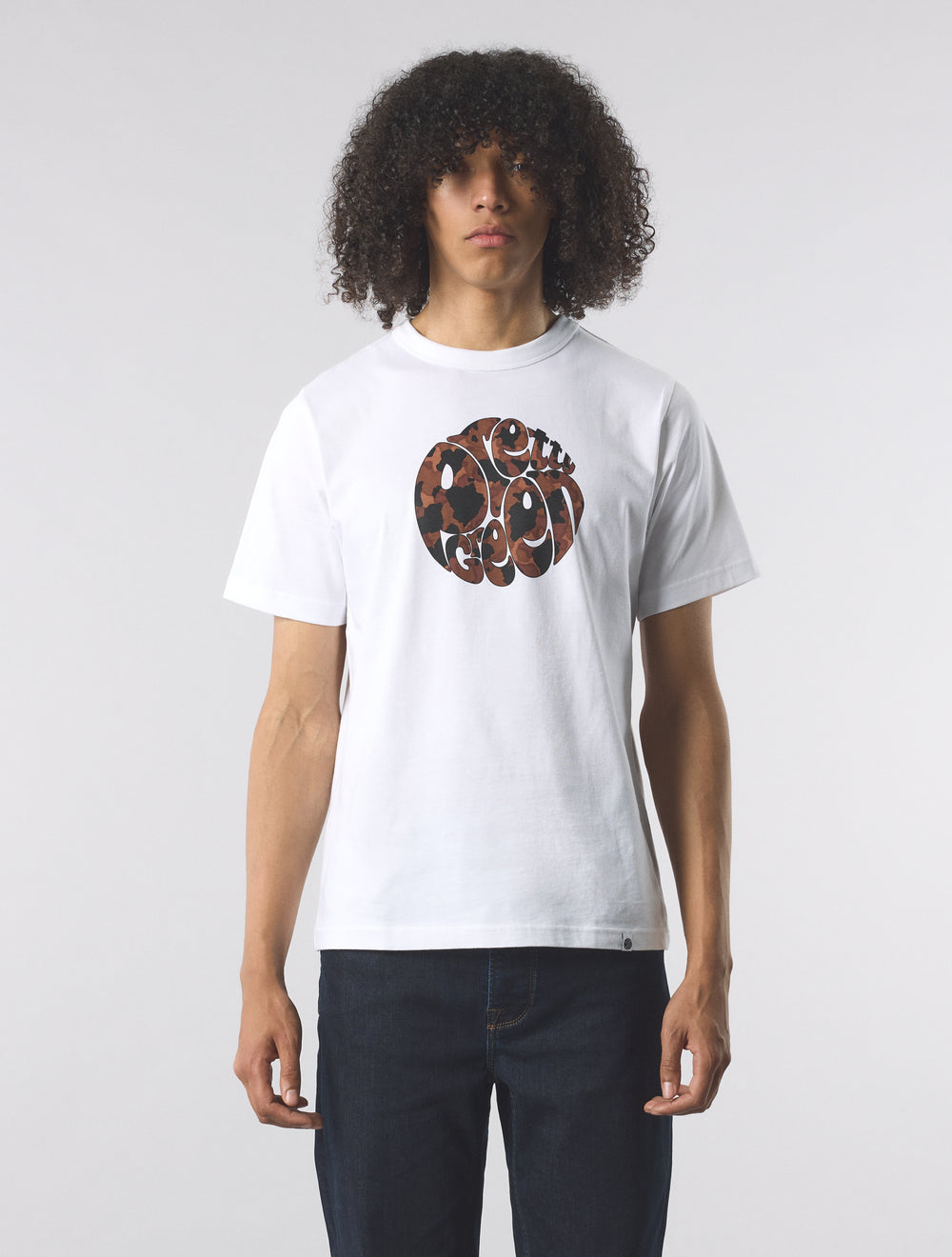 White Brindle Logo T-shirt
