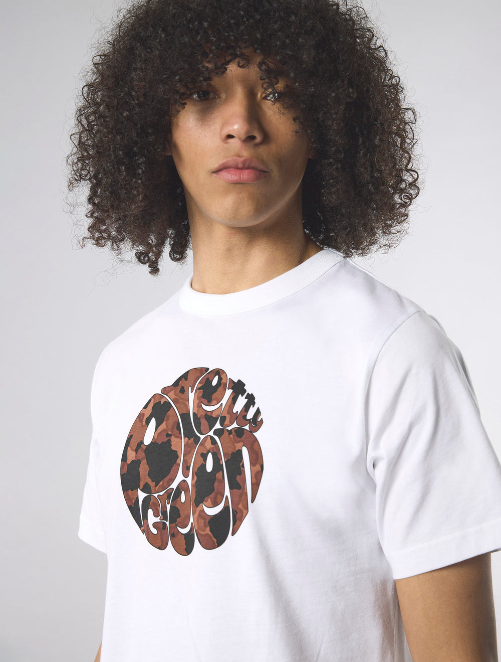 White Brindle Logo T-shirt