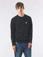 Black Merino Blend Crew