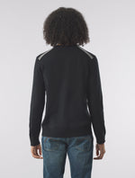 Black Merino Blend Crew