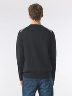 Black Merino Blend Crew