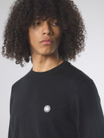 Black Merino Blend Crew