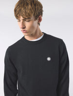 Black Merino Blend Crew