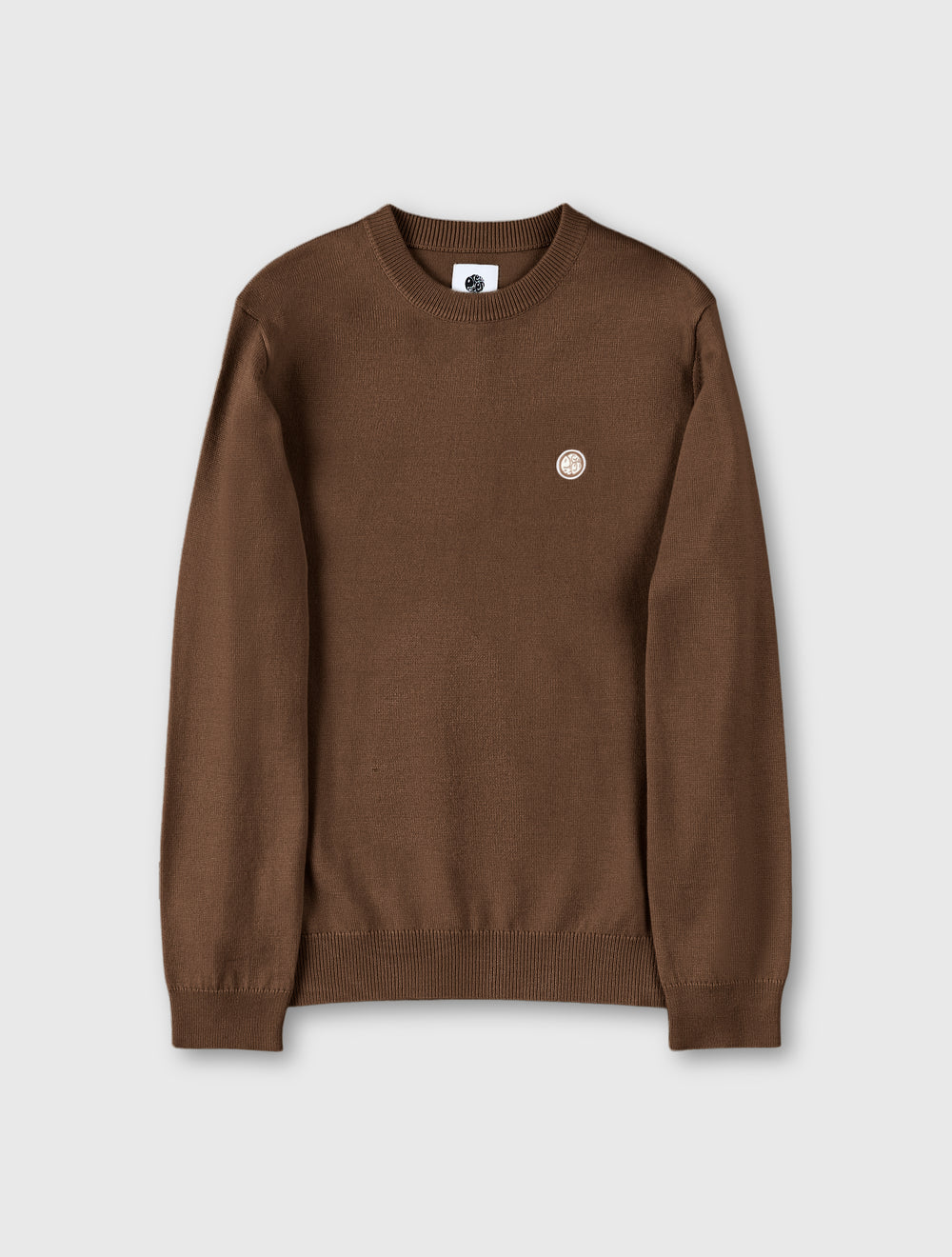 Brown Merino Blend Crew