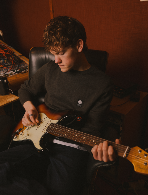 Charcoal Merino Blend Crew