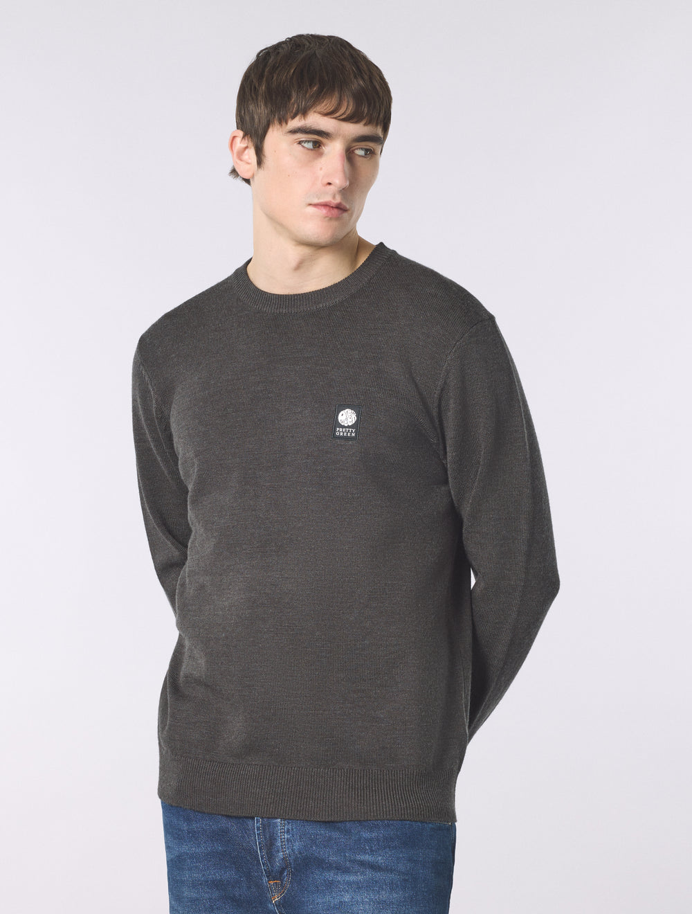 Charcoal Merino Blend Crew