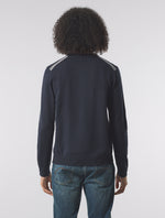 Navy Merino Blend Crew
