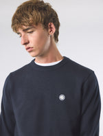 Navy Merino Blend Crew