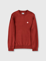 Red Merino Blend Crew