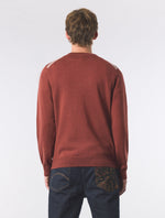 Red Merino Blend Crew