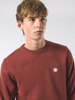 Red Merino Blend Crew
