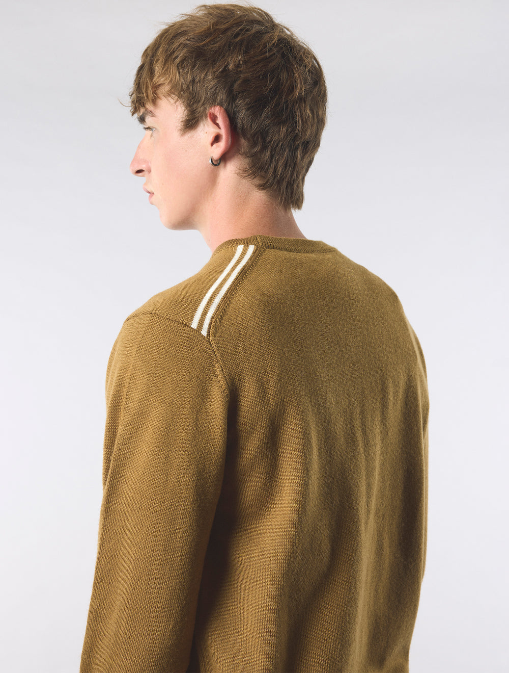 Tan Merino Blend Crew