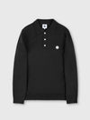 Black Merino Blend Polo