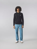 Black Merino Blend Polo