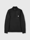 Black Merino Blend 1/4 Zip