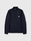 Navy Merino Blend 1/4 Zip