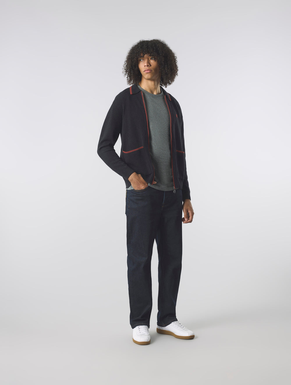 Black Evelyn Knit Shirt