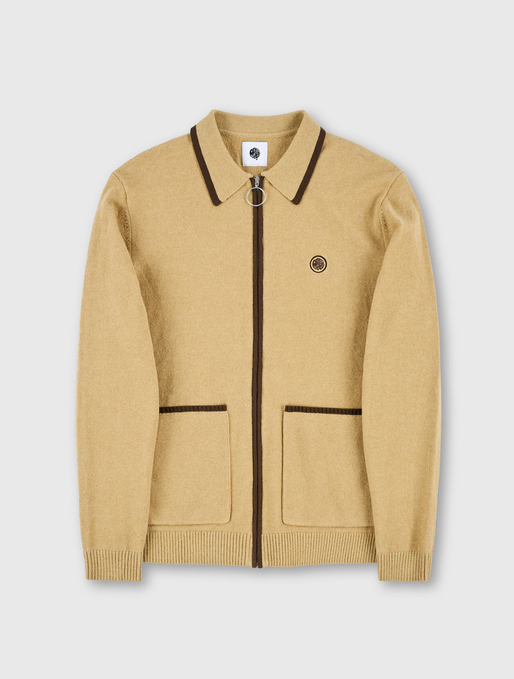 Taupe Evelyn Knit Shirt