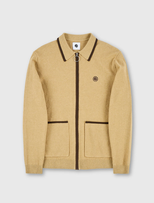 Taupe Evelyn Knit Shirt