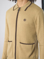 Taupe Evelyn Knit Shirt