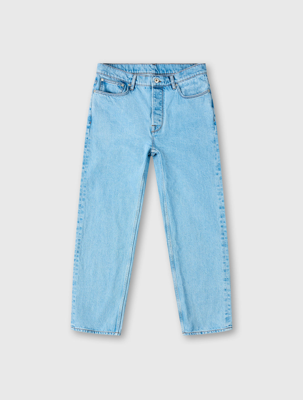 Blue Parthian Laser Etched Paisley Jeans