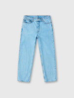 Blue Parthian Laser Etched Paisley Jeans
