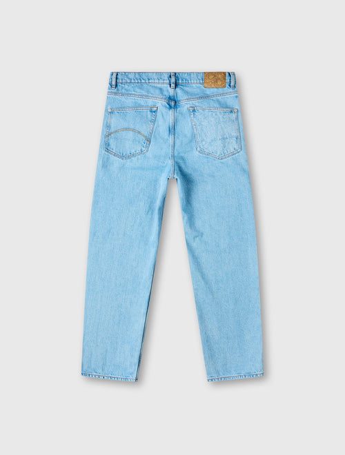 Blue Parthian Laser Etched Paisley Jeans