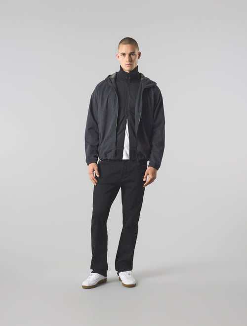 Black Feltham Hooded Jacket