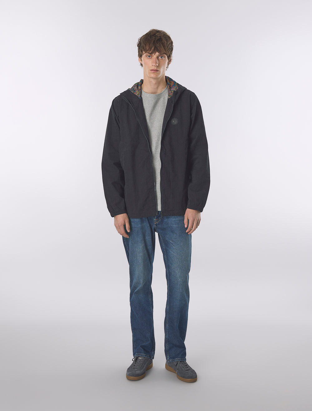 Black Feltham Hooded Jacket