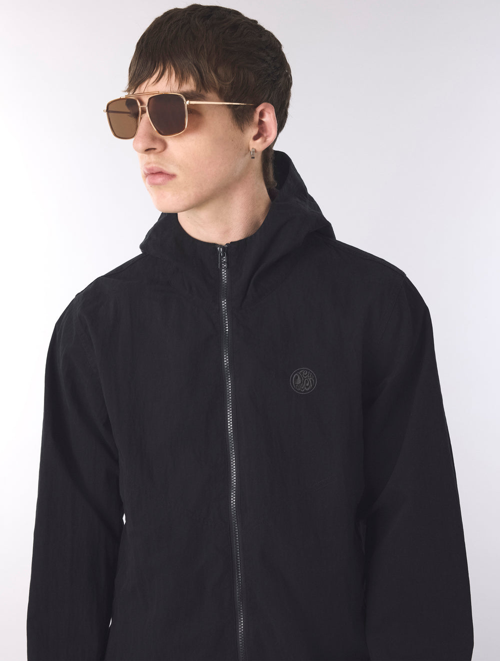 Black Feltham Hooded Jacket