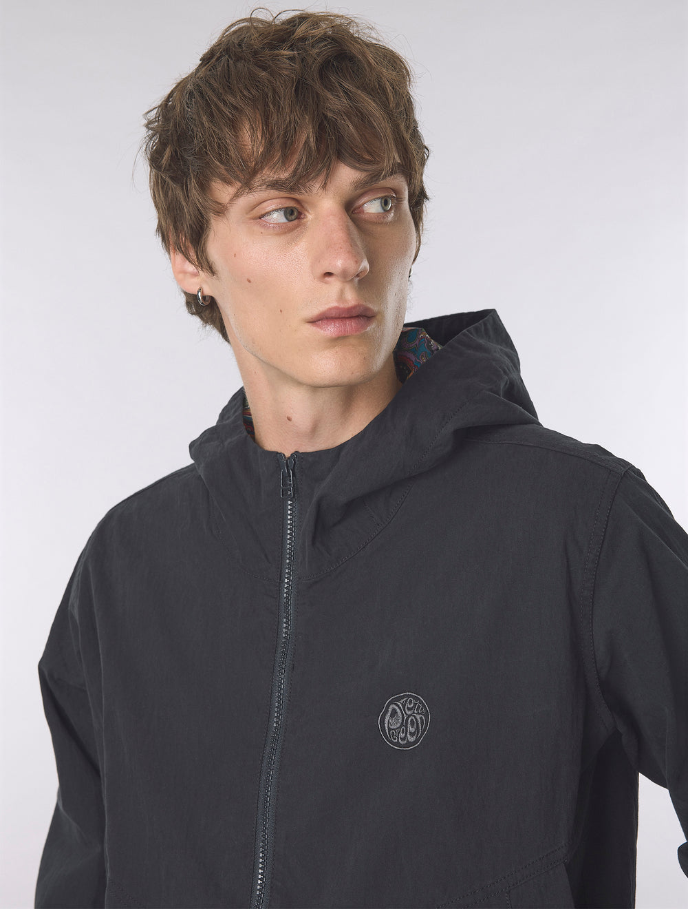 Black Feltham Hooded Jacket