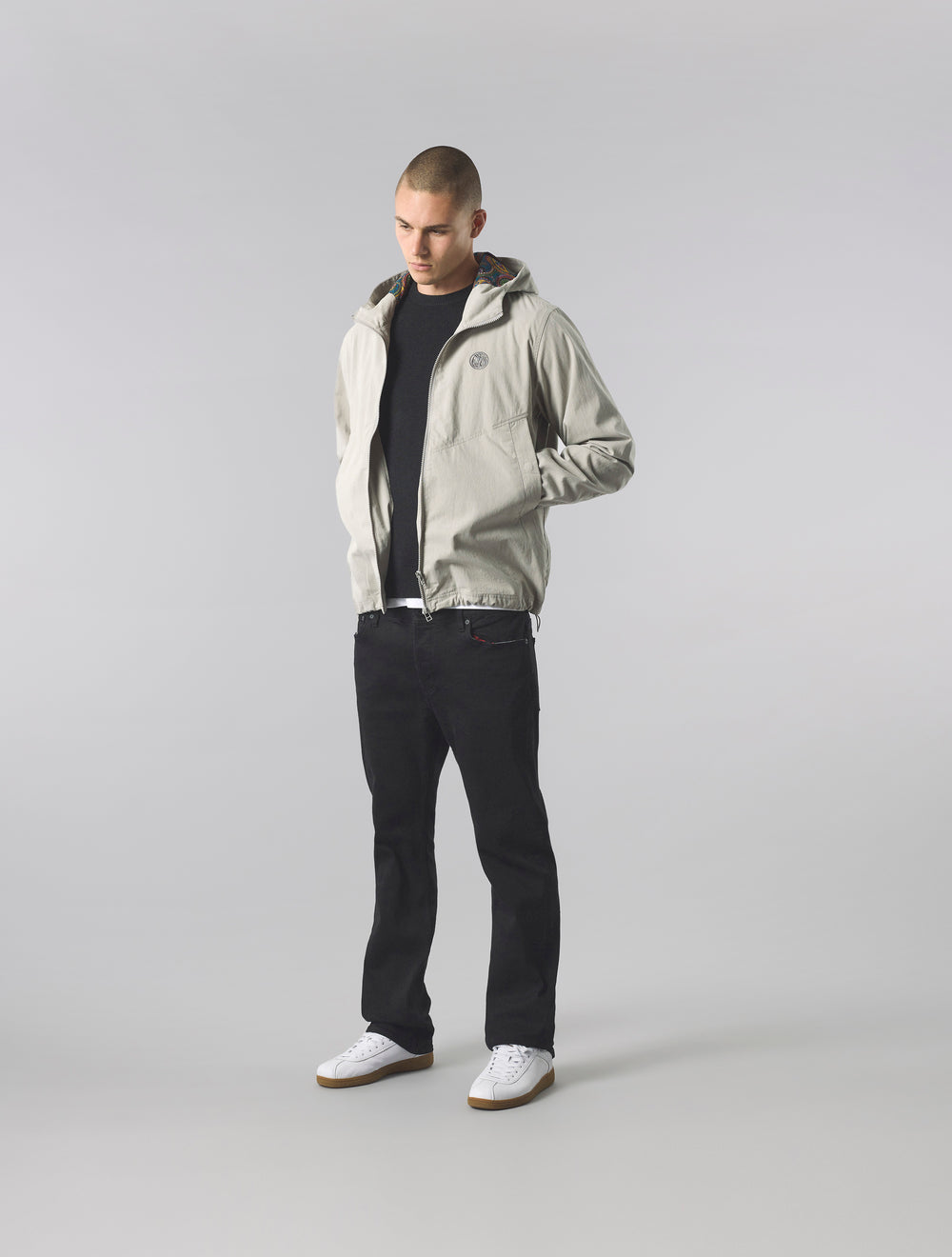 Grey Feltham Hooded Jacket