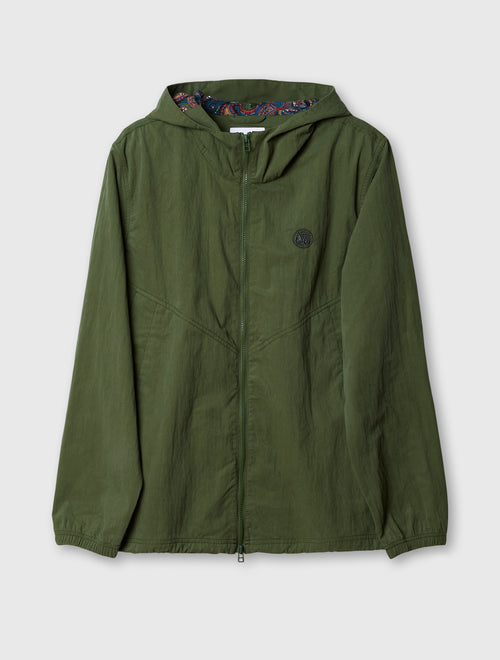 Khaki Feltham Hooded Jacket