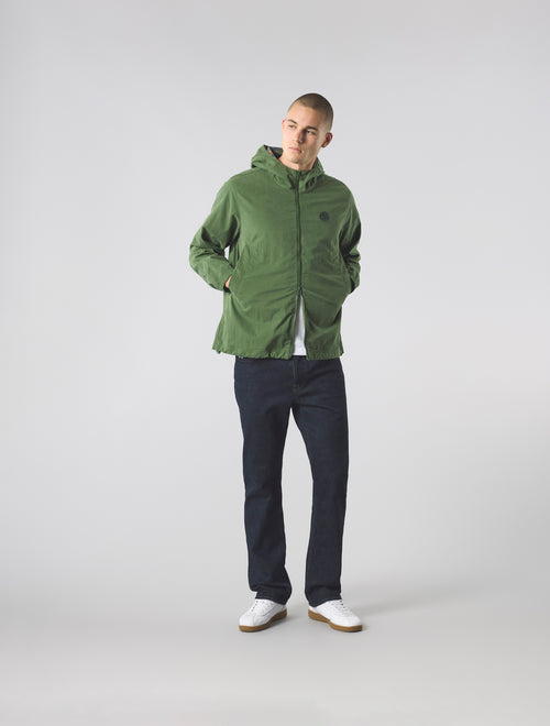 Khaki Feltham Hooded Jacket