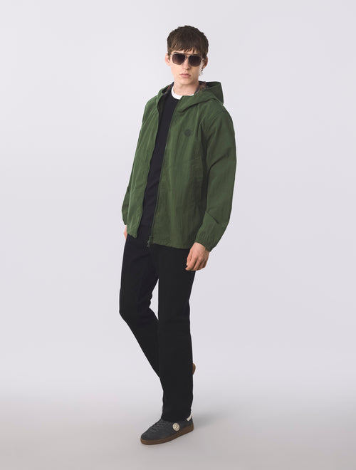 Khaki Feltham Hooded Jacket