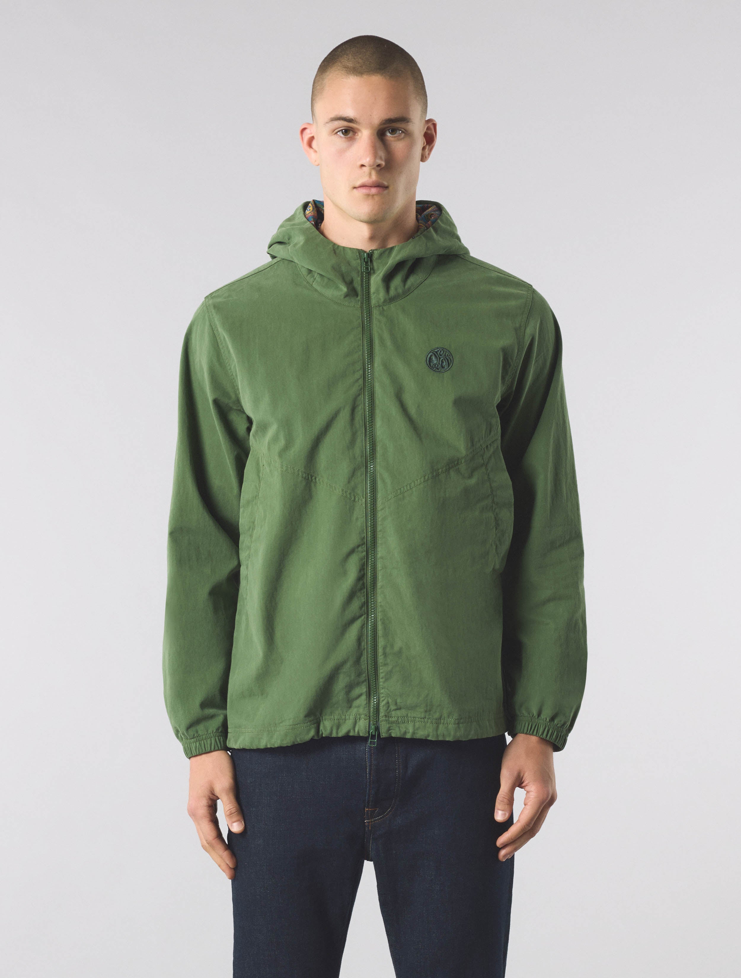 Khaki Feltham Hooded Jacket – Pretty Green Store