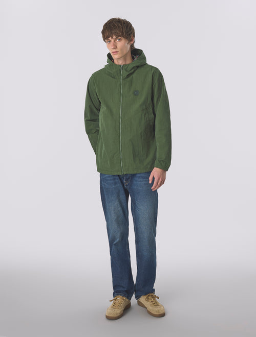 Khaki Feltham Hooded Jacket