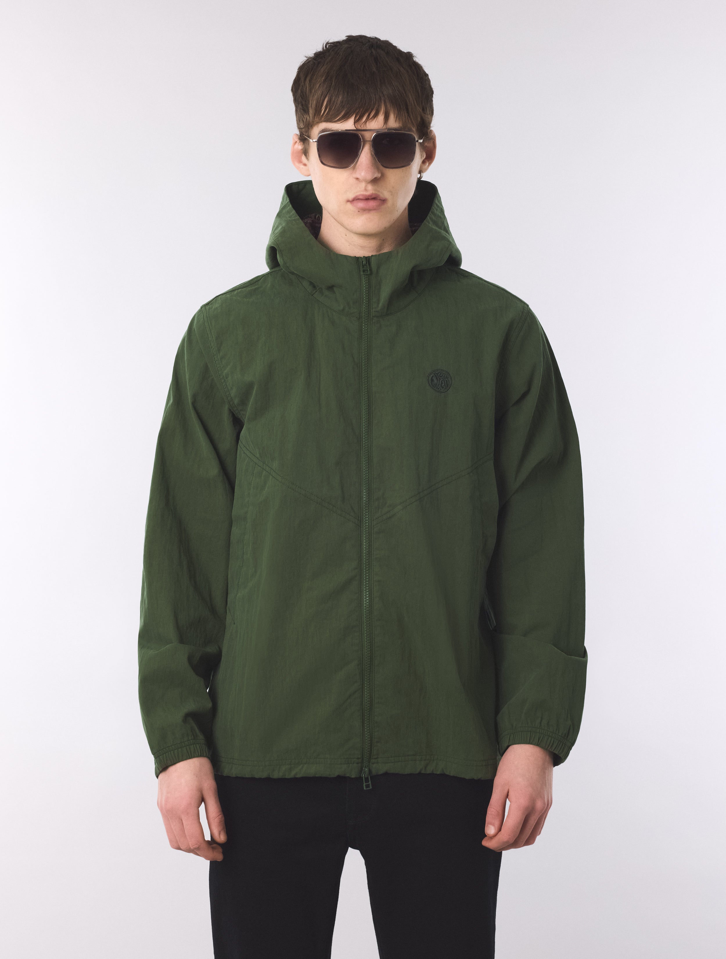 Khaki Feltham Hooded Jacket – Pretty Green Store