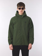 Khaki Feltham Hooded Jacket