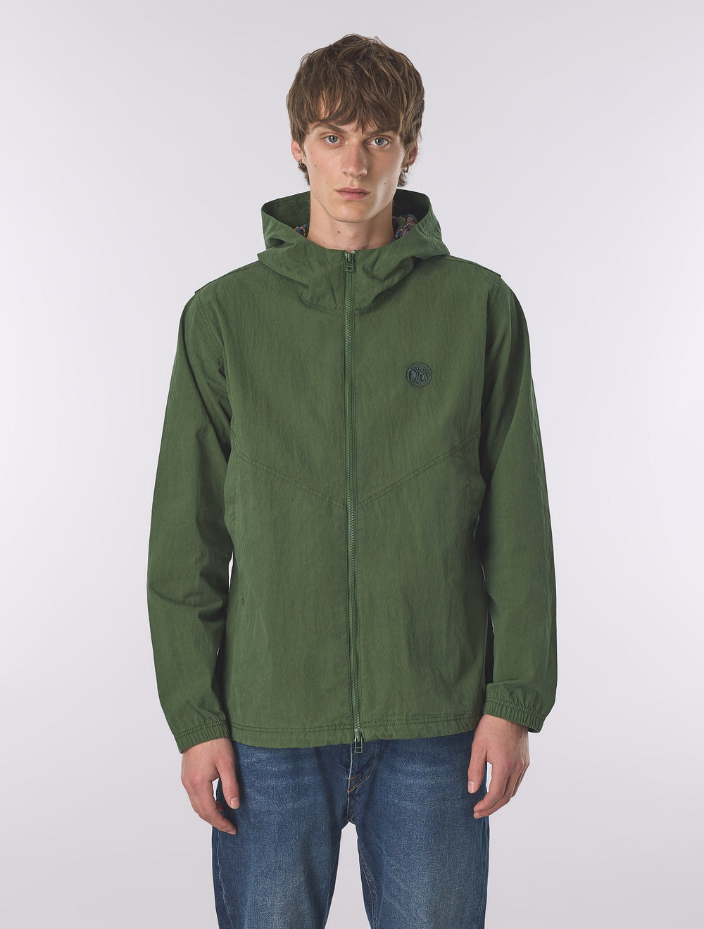 Khaki Feltham Hooded Jacket