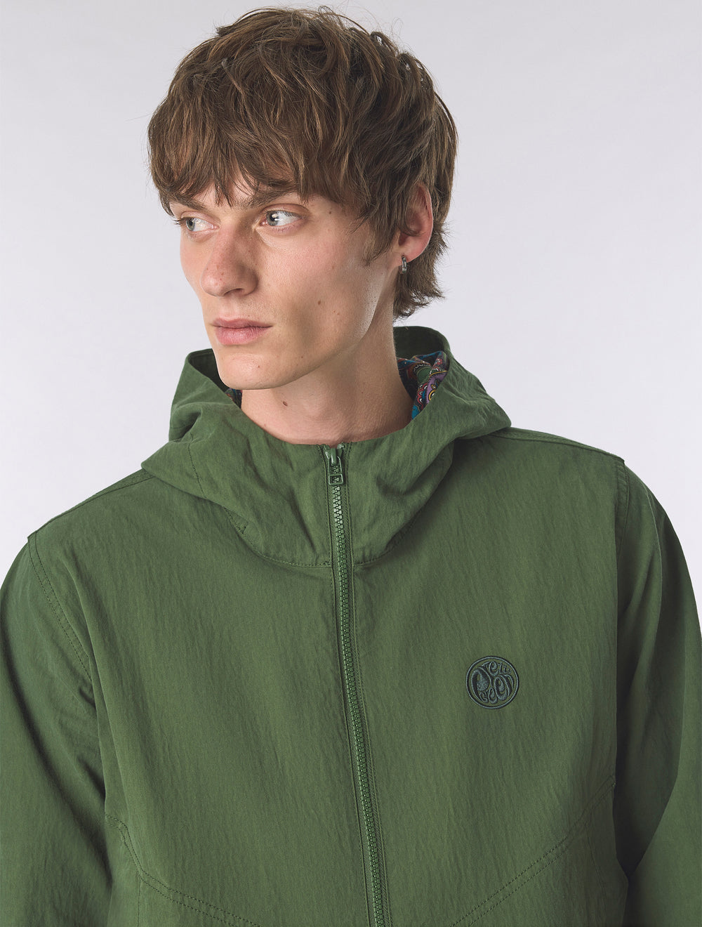 Khaki Feltham Hooded Jacket