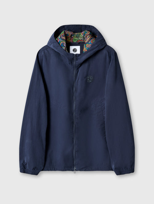 Navy Feltham Hooded Jacket