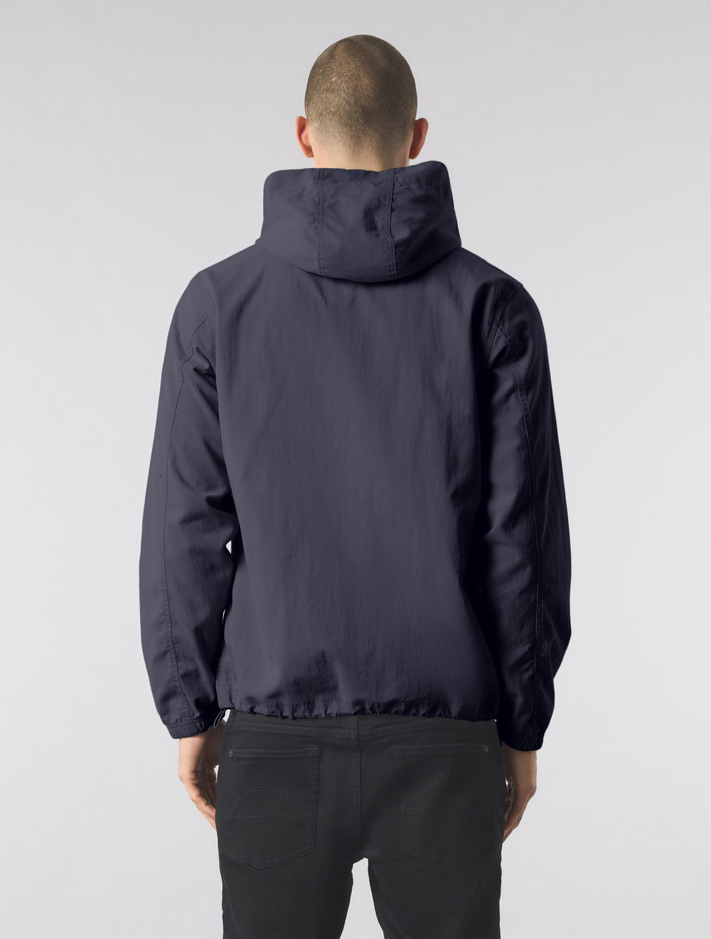 Navy Feltham Hooded Jacket