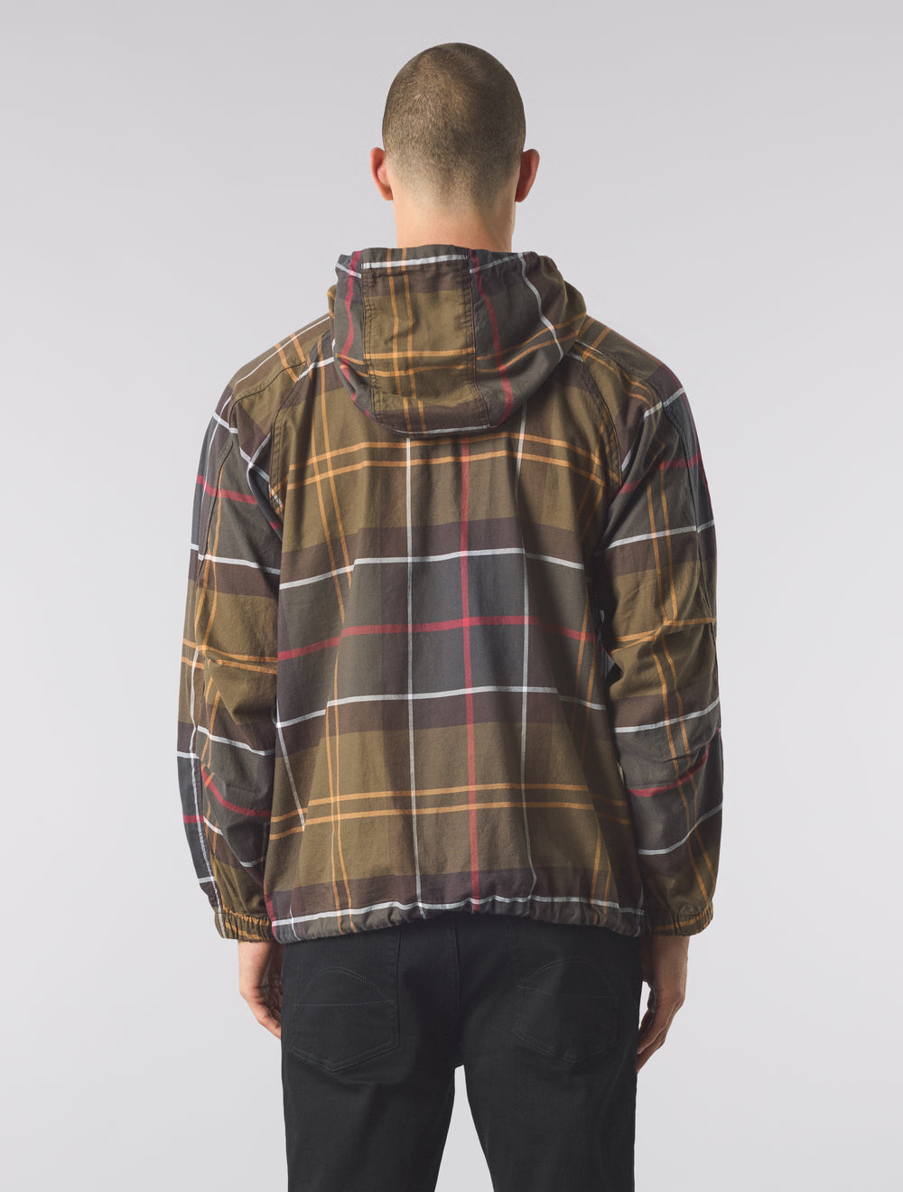 Multi Winston Check Smock Brown