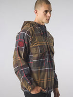 Multi Winston Check Smock Brown