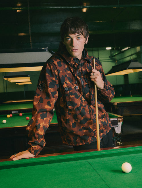 Brown Brindle Hooded Jacket