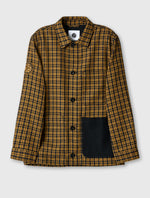 Black Whitworth Check Overshirt