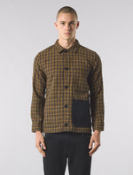 Black Whitworth Check Overshirt