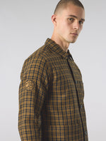 Black Whitworth Check Overshirt